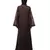 Nazneen Neck and Sleeve Resham Embroidered  A line Party Abaya