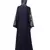 Nazneen Neck and Sleeve Resham Embroidered  A line Party Abaya