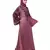 Nazneen Neck and Sleeve Resham Embroidered  A line Party Abaya