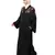 Nazneen Front to back Resham embroidery front open Abaya