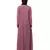 Nazneen side  embroidery contrast piping Abaya