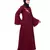 Nazneen Side Resham Embroidery Bell sleeve A line Abaya