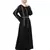 Nazneen Front , back , Sleeve and belt hand embroidery A line Abaya