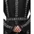 Nazneen Front , back , Sleeve and belt hand embroidery A line Abaya