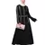 Nazneen Front , back , Sleeve and belt hand embroidery A line Abaya