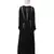 Nazneen Front , back , Sleeve and belt hand embroidery A line Abaya