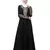 Nazneen Front and Sleeve Resham embroidered A line Abaya