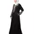 Nazneen Front and Sleeve Resham embroidered A line Abaya