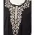 Nazneen Front and Sleeve Resham embroidered A line Abaya