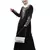 Nazneen Front and Sleeve Resham embroidered A line Abaya