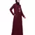Nazneen Center embroidery contrast piping Abaya