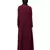 Nazneen Center embroidery contrast piping Abaya