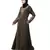 Nazneen Front and Sleeve Resham embroidered A line Abaya