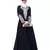 Nazneen Front and Sleeve Resham embroidered A line Abaya