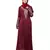 Nazneen Front and Sleeve Resham embroidered A line Abaya