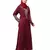 Nazneen Front and Sleeve Resham embroidered A line Abaya