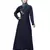 Nazneen Side Embroidery Contrast Piping abaya