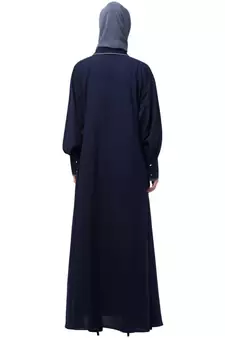 Nazneen Long Cuff and Collar executive Abaya