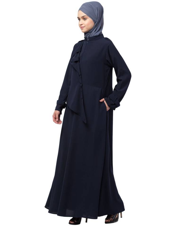 Nazneen extra Jacket style Panel Executive Abaya