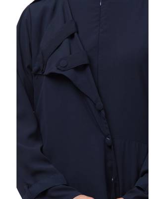Nazneen extra Jacket style Panel Executive Abaya 5