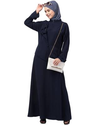 Nazneen extra Jacket style Panel Executive Abaya 6