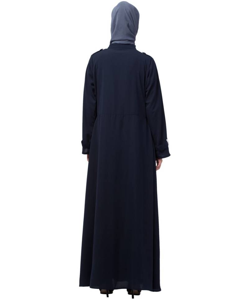 Nazneen extra Jacket style Panel Executive Abaya