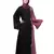 Nazneen Contrast Front & sleeve  Hand work Abaya