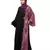 Nazneen Contrast Front & sleeve  Hand work Abaya