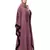 Nazneen Center & Sleeve embroidery contrast Band Kaftan
