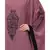 Nazneen Center & Sleeve embroidery contrast Band Kaftan