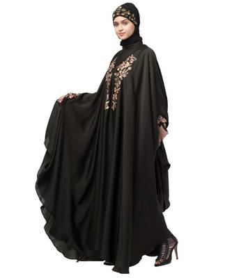 Nazneen Neck and Sleeve Embroidered Irani Kaftan 4