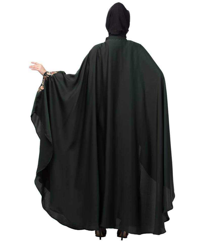 Nazneen Neck and Sleeve Embroidered Irani Kaftan