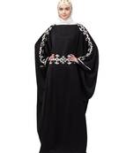 Nazneen waist and both sleeve resham embroidery Nida kaftan