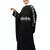 Nazneen waist and both sleeve resham embroidery Nida kaftan