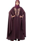 Nazneen Neck and Sleeve Embroidered Irani Kaftan