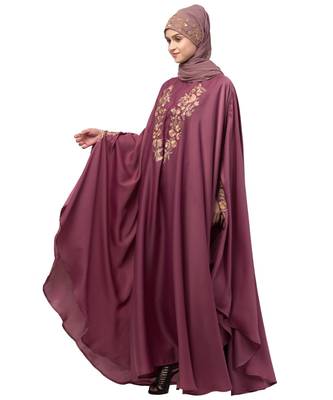 Nazneen Neck and Sleeve Embroidered Irani Kaftan 7
