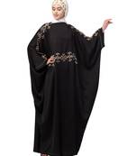 Nazneen waist and both sleeve resham embroidery Nida kaftan
