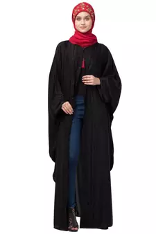 Nazneen hand embroidery front open kaftan