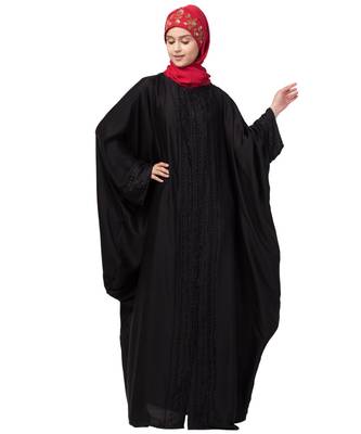 Nazneen hand embroidery front open kaftan 4