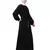 Nazneen Gather at reglan sleeve with belt halter neck Abaya