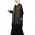 Nazneen two colors front open kaftan cum abaya