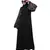 NazneenBoth sleeve resham embroidered front open Dubai Abaya