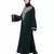 Nazneen Round Neck Front and sleeve drop Embroidery Abaya