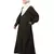 Nazneen long cuff full balloon sleeve with belt A line Abaya