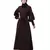 Nazneen long cuff full balloon sleeve with belt A line Abaya