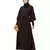 Nazneen long cuff full balloon sleeve with belt A line Abaya