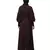 Nazneen long cuff full balloon sleeve with belt A line Abaya