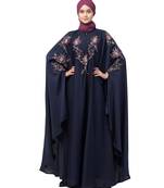 Nazneen front and sleeve resham embroidery Irani Kaftan