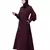Nazneen long cuff full balloon sleeve with belt A line Abaya