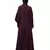 Nazneen long cuff full balloon sleeve with belt A line Abaya